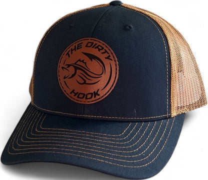 Navy blue/Tan Trucker Hat