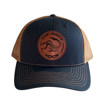 Navy blue/Tan Trucker Hat